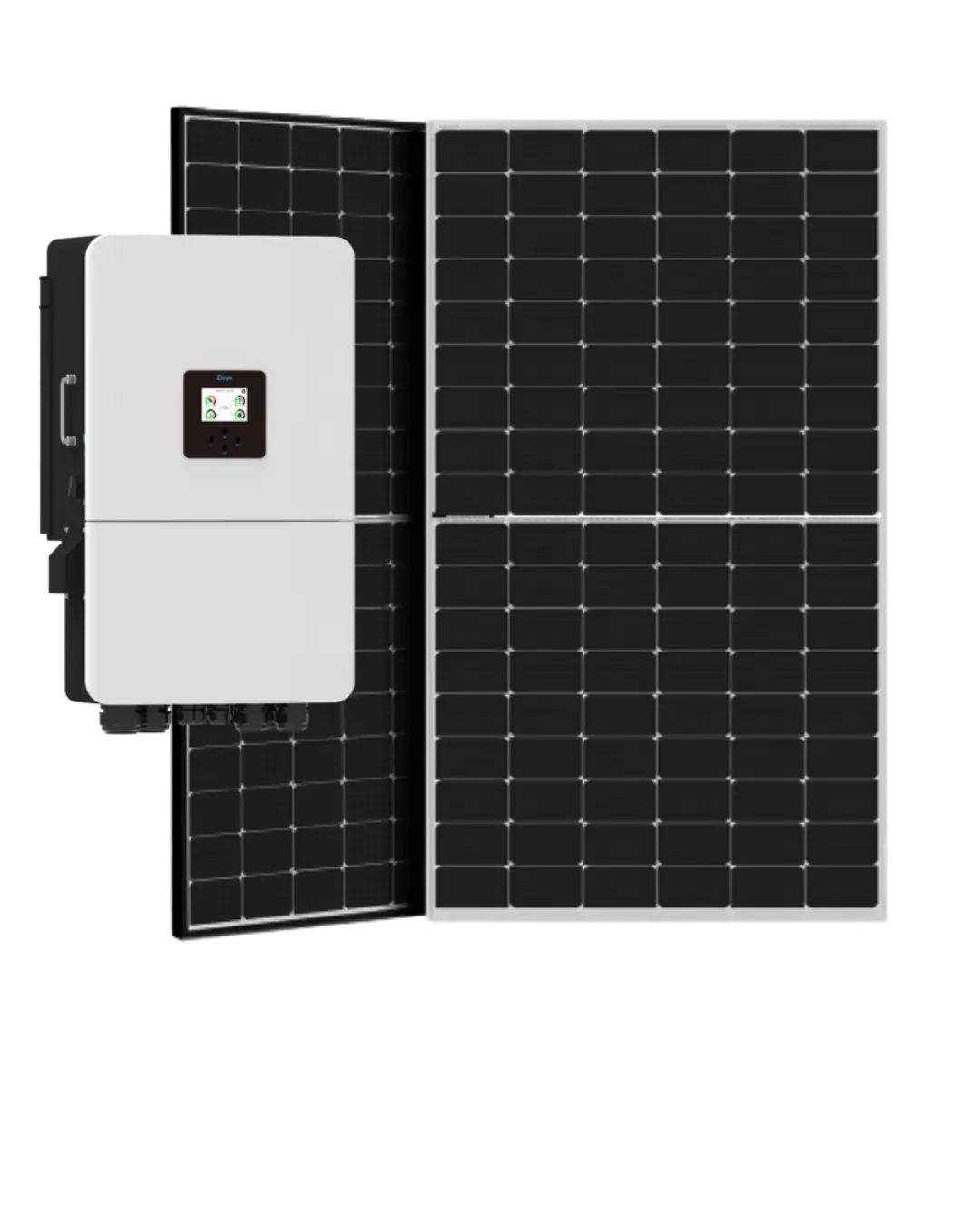 Invertor hibrid DEYE și panouri fotovoltaice incluse în pachetul de 6 kW monofazat